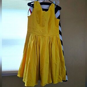 Bright Yellow New Directions Dress